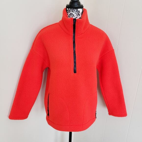 Workshop Republic Half Zip Long Sleeve Fleece Pullover - Picture 1 of 4